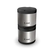 Termos, Jane, Din otel inoxidabil, 1000 ml, Fara BPA, Cu gentuta din izopren, Black BYN8420421003503