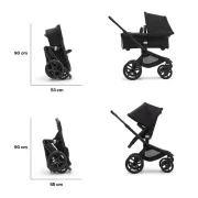 Carucior Bugaboo Fox 5 Renew Black Dessert Taupe 2 in 1