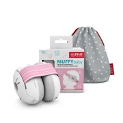 Casti antifonice pentru bebelusi ALPINE Muffy Baby Blush ALP20145