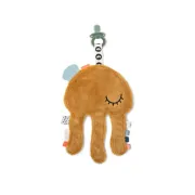 Paturica de atasat suzeta Done by Deer Cozy Friend Jelly Mustard