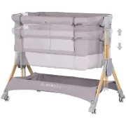 Patut co-sleeper pliabil Chipolino SleepNFold platinum HUBKOSSF0262PL