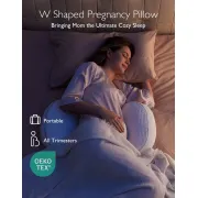 Perna gravide Momcozy in forma de W Grey