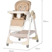 Scaun de masa Chipolino Yogurt latte HUBSTHYO0261LA