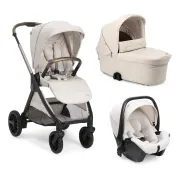 Carucior copii 3 in 1 Chicco Bellagio 2, Amber Glow (crem), 0luni+ CHC8718350+8713750+8714650-8