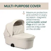 Carucior copii 3 in 1 Chicco Bellagio 2, Amber Glow (crem), 0luni+ CHC8718350+8713750+8714650-8