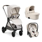 Carucior copii 3 in 1 Chicco Bellagio 2, First Seat Recline, Amber Glow (bej deschis), 0luni+ CHC8718350+8713750+8710050-8