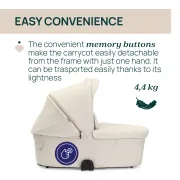 Carucior copii 3 in 1 Chicco Bellagio 2, First Seat Recline, Amber Glow (bej deschis), 0luni+ CHC8718350+8713750+8710050-8