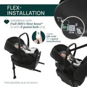 Carucior copii 3 in 1 Chicco Bellagio 2, First Seat Recline, Amber Glow (bej deschis), 0luni+ CHC8718350+8713750+8710050-8