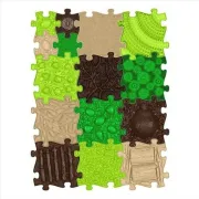 Covoras ortopedic senzorial puzzle elemente din natura - okemfk-097