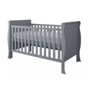 Patut Evolutiv 140x70cm Scarlet 3a N1 Gri ,   Pat Bebe + Junior + Pat Pree Colar, Somiera Reglabila 3 Pozitii + Sipci Detae Abile   En 716-1, Max 40kg Pjbscarlet140_g