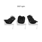 Scaun auto Silver Cross Approach Plus 360 Iconic Black