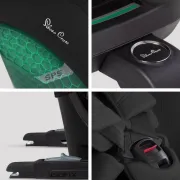Scaun auto rotativ 360 Silver Cross Motion 3 All-Size Iconic Black