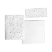Set lenjerie din bumbac pentru patut Chicco Next2Me Forever, Cloud, 0 luni+ CHC0113091-8