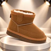 Cizme imblanite pentru copii, model good style 2, maro ad26