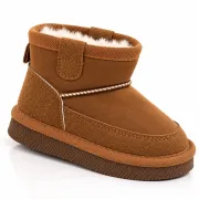 Cizme imblanite pentru copii, model good style 2, maro ad26