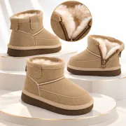 Cizme imblanite pentru copii, model good style 3, bej ad26
