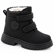 Ghete imblanite pentru copii, model mountain style, negru ad26