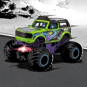 Masina Dickie Toys Wild Bronco 18 cm cu lumini si sunete HUBS203764026