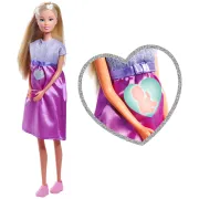 Papusa Simba Steffi Love Welcome Baby 29 cm cu bebelus si 12 accesorii HUBS105733988