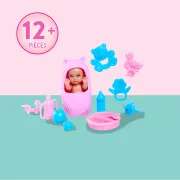 Papusa Simba Steffi Love Welcome Baby 29 cm cu bebelus si 12 accesorii HUBS105733988