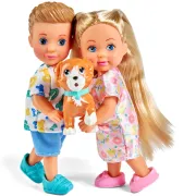 Set Simba Steffi Love Family Walk cu 3 papusi si 2 accesorii HUBS105733934