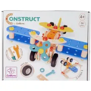 Set constructie Eichhorn Construct Biplane 2 in 1 84 piese HUBS100007202
