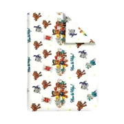Lenjerie in 3 piese Paw Patrol Alb pentru pat copii 2-16 ani compatibila cu saltea 180x80cm - ASC6427968022464
