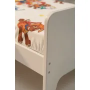 Lenjerie in 3 piese Paw Patrol Alb pentru pat copii 2-16 ani compatibila cu saltea 180x80cm - ASC6427968022464