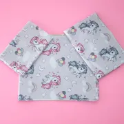 Lenjerie in 3 piese Unicorn pentru pat copii 2-16 ani compatibila cu saltea 180x80cm - ASC6427968022495