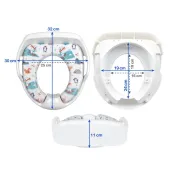 Adaptor toaleta cu pernuta Luxury Arctic Life BBKSEV_67-226