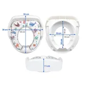 Adaptor toaleta cu pernuta Luxury Marine Life BBKSEV_67-225