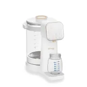 Aparat pentru incalzirea si declorizare apei, Lionelo, Babypresto 2.0, Pentru lapte parf, Lampa UV, Rezervor 3l, Lumina de noapte, Dozare 30- 300 ml, 1200 W, Afisaj digital, Alb BYNLOC-BABYPRESTO_2.0_WHITE