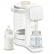 Aparat pentru incalzirea si declorizare apei, Lionelo, Babypresto 2.0, Pentru lapte parf, Lampa UV, Rezervor 3l, Lumina de noapte, Dozare 30- 300 ml, 1200 W, Afisaj digital, Alb BYNLOC-BABYPRESTO_2.0_WHITE