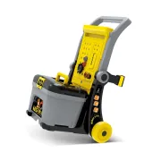 Atelier de lucru 3 in 1 pentru copii TinyMini, trusa de scule cu valiza si carucior mobil, 3 ani+