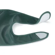 Baveta impermeabila cu buzunar, Petite&Mars, Nate, Fara PVC si ftalati, 37 &times; 27 cm, 6 luni+, Prindere velcro, Verde BYN411817