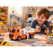 Camion macara RC cu telecomandă, 7 funcții, lumini, aprox. 30 cm, 5+ ani SOLRS11970