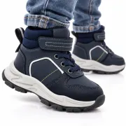 Ghete sport pentru baieti, model mountain, bleumarin ad26