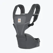 Marsupiu Alta Hip Ergobaby, 4 luni - 4 ani , 5.5-20.4 kg, Graphite Grey TNABCHIPSFMGRAPH