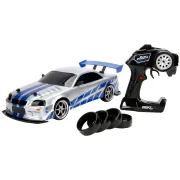 Masina Jada Toys RC Fast & Furious Nissan Skyline GT-R Drift 1:10 cu telecomanda HUBS9399701314R04