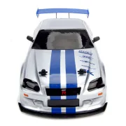 Masina Jada Toys RC Fast & Furious Nissan Skyline GT-R Drift 1:10 cu telecomanda HUBS9399701314R04