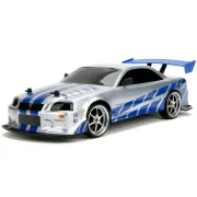 Masina Jada Toys RC Fast & Furious Nissan Skyline GT-R Drift 1:10 cu telecomanda HUBS9399701314R04