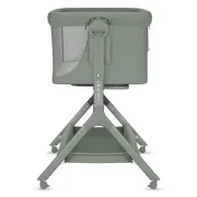 Patut co-sleeper, Lionelo, Leonie Plus, Pliabil, Cu sistem de leganare, Cu setare unghiulara, Reglabil in 6 pozitii pe inaltime, Conform cu standardele europeane de securitate EN1130 si EN16890, Verde BYNLO-LEONIE_PLUS_GREEN_SAGE