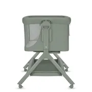 Patut co-sleeper, Lionelo, Leonie Plus, Pliabil, Cu sistem de leganare, Cu setare unghiulara, Reglabil in 6 pozitii pe inaltime, Conform cu standardele europeane de securitate EN1130 si EN16890, Verde BYNLO-LEONIE_PLUS_GREEN_SAGE