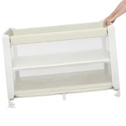 Patut multifunctional, Lionelo, Patty, 5 in 1, 0- 36 luni, Co-sleeper, Tarc de joaca, Patut de calatorie, Laterala rabatabila, 2 trepte reglare saltea, Roti, Husa transport inclusa, Bej BYNLO-PATTY_BEIGE_SAND