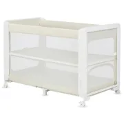 Patut multifunctional, Lionelo, Patty, 5 in 1, 0- 36 luni, Co-sleeper, Tarc de joaca, Patut de calatorie, Laterala rabatabila, 2 trepte reglare saltea, Roti, Husa transport inclusa, Bej BYNLO-PATTY_BEIGE_SAND