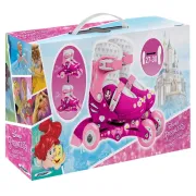 Role, Stamp, Disney, De la incepator la avansat, Cu 3 roti, Ajustabile, Inchidere prin velcro, Cu frana, Marime 27-30, Princess BYNJ100830