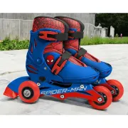 Role, Stamp, Marvel, De la incepator la avansat, Cu 3 roti, Ajustabile, Inchidere prin velcro, Cu frana, Marime 27-30, Spiderman BYNSM250301