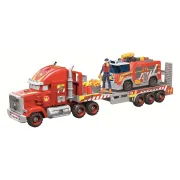 Set Pompieri Fire Rescue cu camion transport, autospecială, figurină și accesorii, aprox. 50 cm, 3+ ani SOLRS12382
