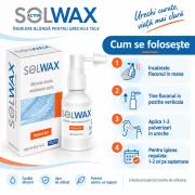 Spray auricular Solinea Solwax Active, pentru indepartarea cerumenului si igiena urechii, 15 ml BITspraySolwaxActive