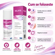 Spray pentru rani Solinea Kelatis, pulbere minerala absorbanta cu 2,5% argint ionic, dispozitiv medical, 100 ml BITsprayKelatis